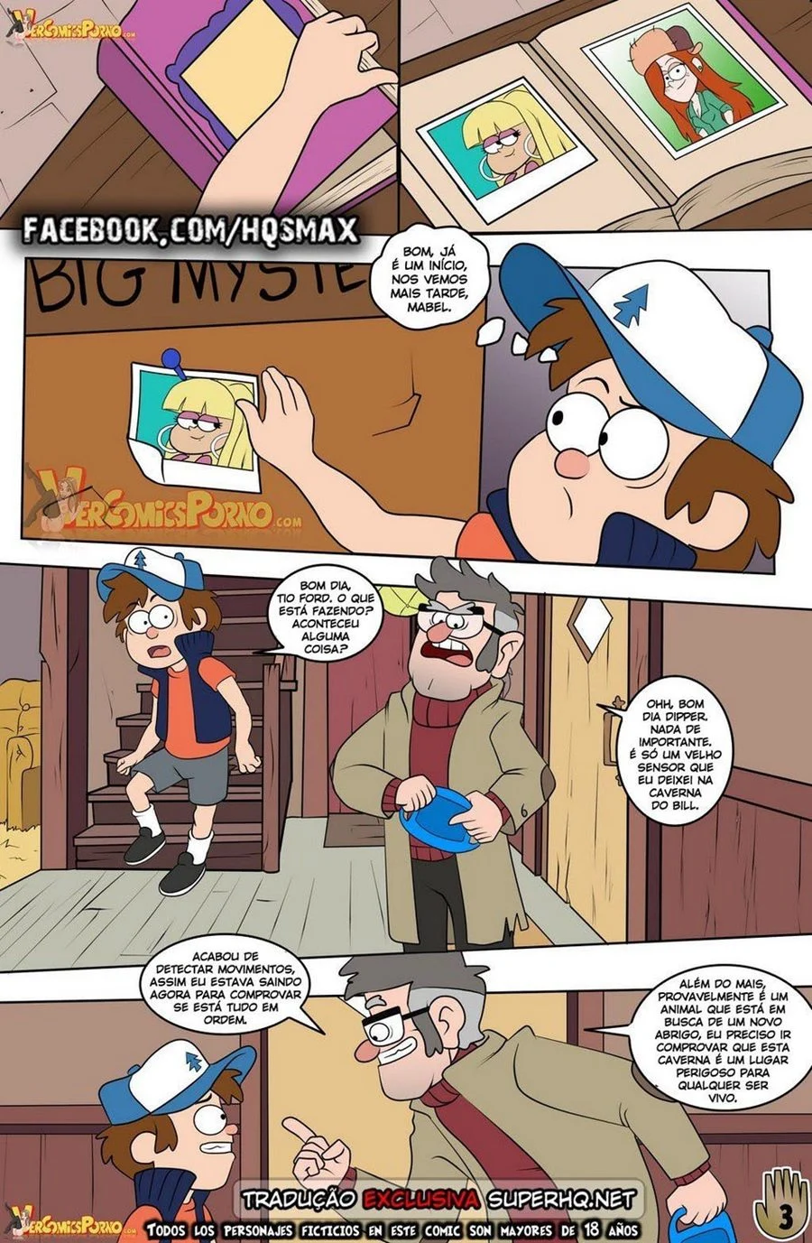 Gravity Falls Proibido: As Cenas Eróticas Secretas de Mabel e Dipper