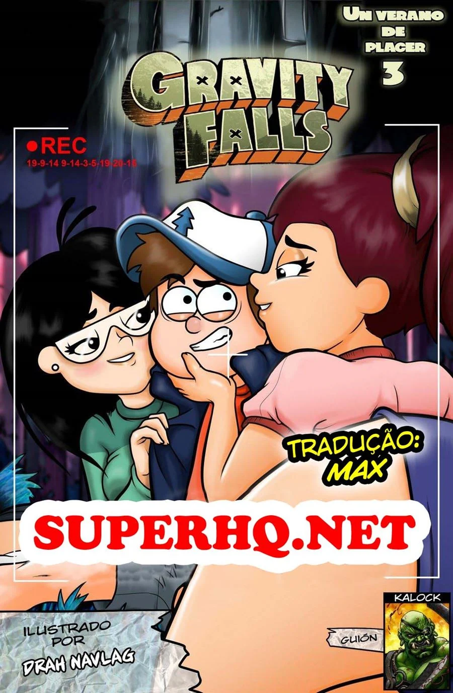 Verão Explícito em Gravity Falls: HQ com Muito Sexo e Prazer