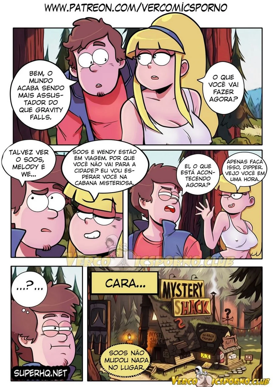 Sexo Explícito na Califórnia: As Aventuras Eróticas de Gravity Falls