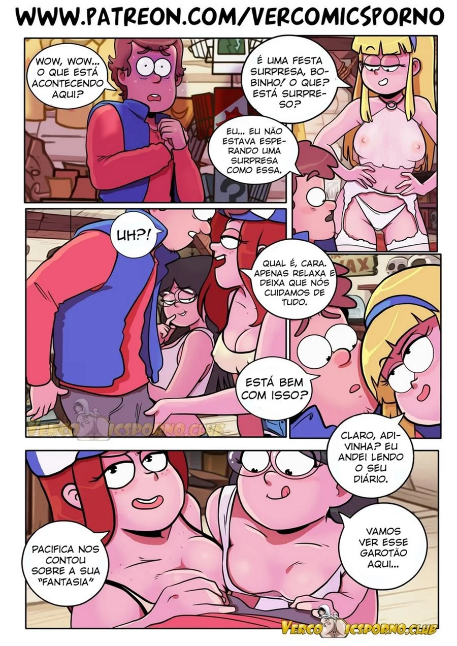 Sexo Explícito na Califórnia: As Aventuras Eróticas de Gravity Falls
