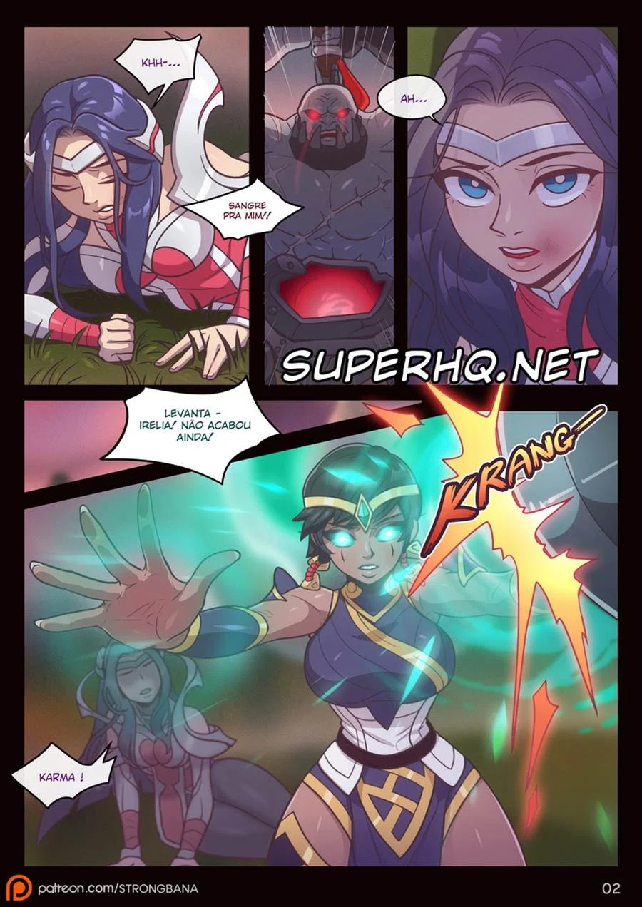 Orgia Explícita com Campeãs de League of Legends em HQ Pornô