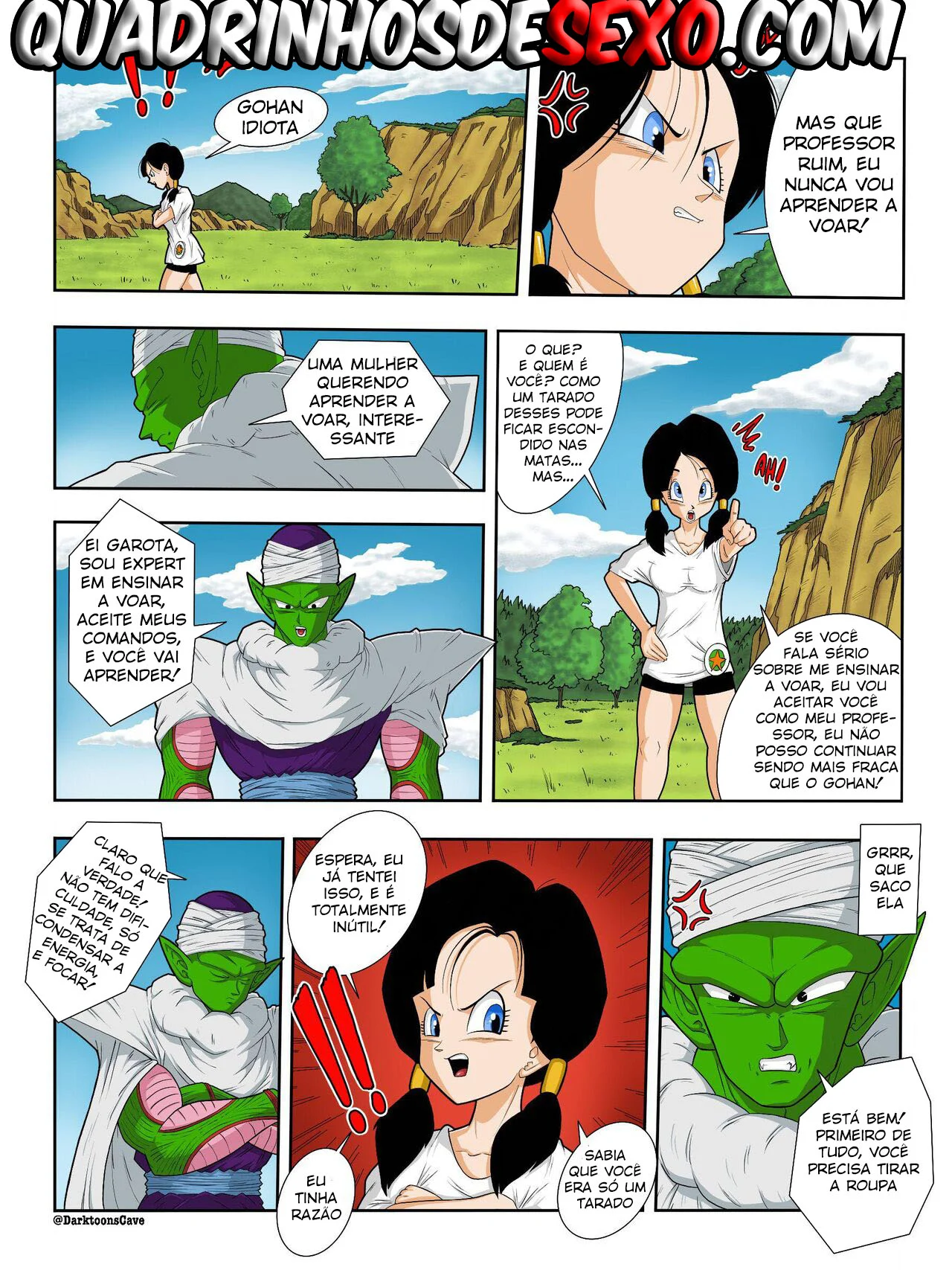 Mestre Verde: Aventuras Eróticas com Personagens de Dragon Ball