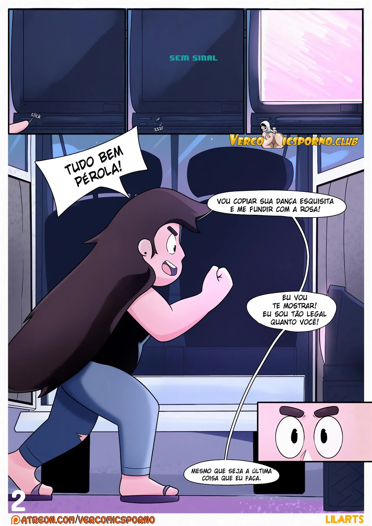 Greg Universe Quebrou a Jóia com Fúria Sexual - HQs Eróticas Explícitas