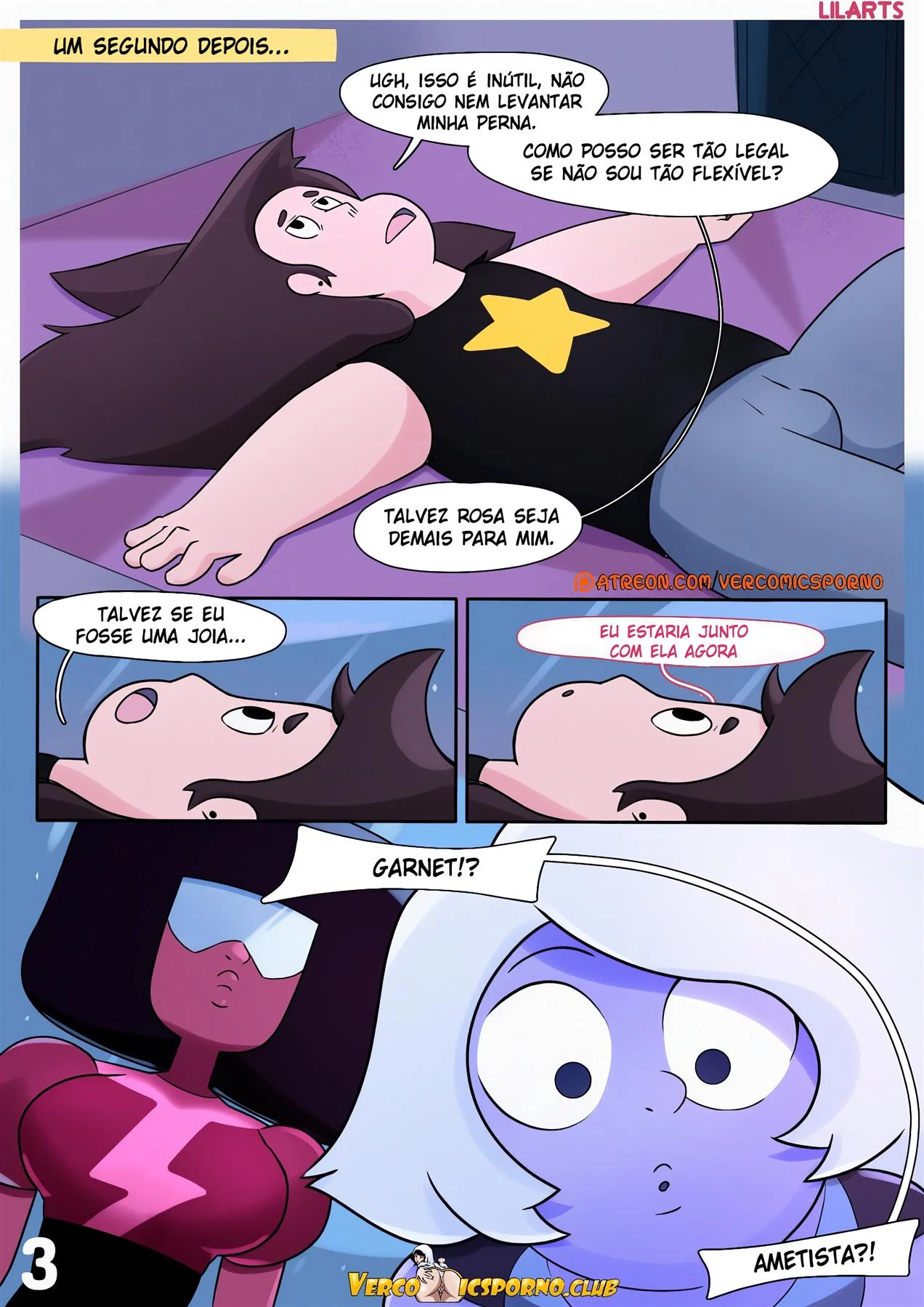 Greg Universe Quebrou a Jóia com Fúria Sexual - HQs Eróticas Explícitas