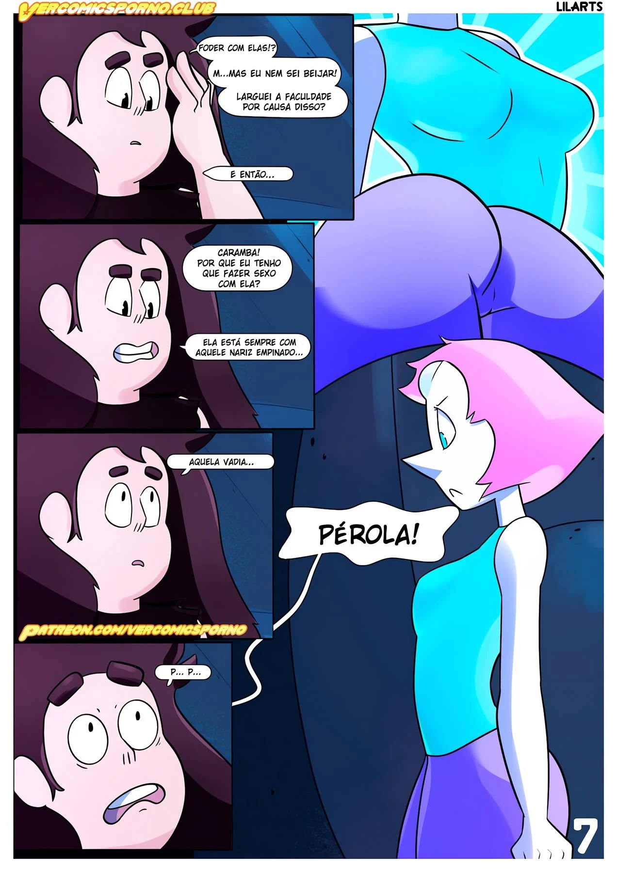 Greg Universe Quebrou a Jóia com Fúria Sexual - HQs Eróticas Explícitas