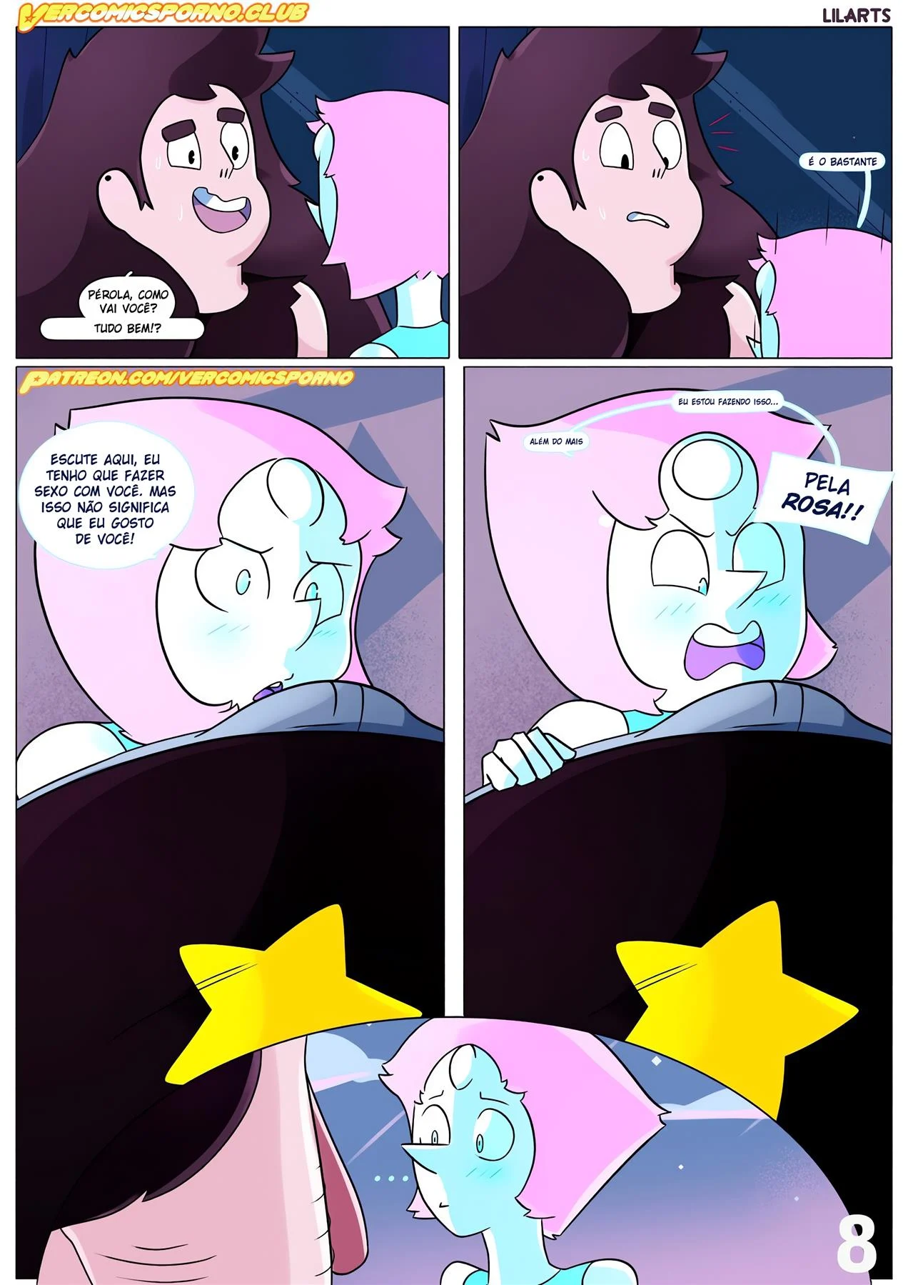 Greg Universe Quebrou a Jóia com Fúria Sexual - HQs Eróticas Explícitas