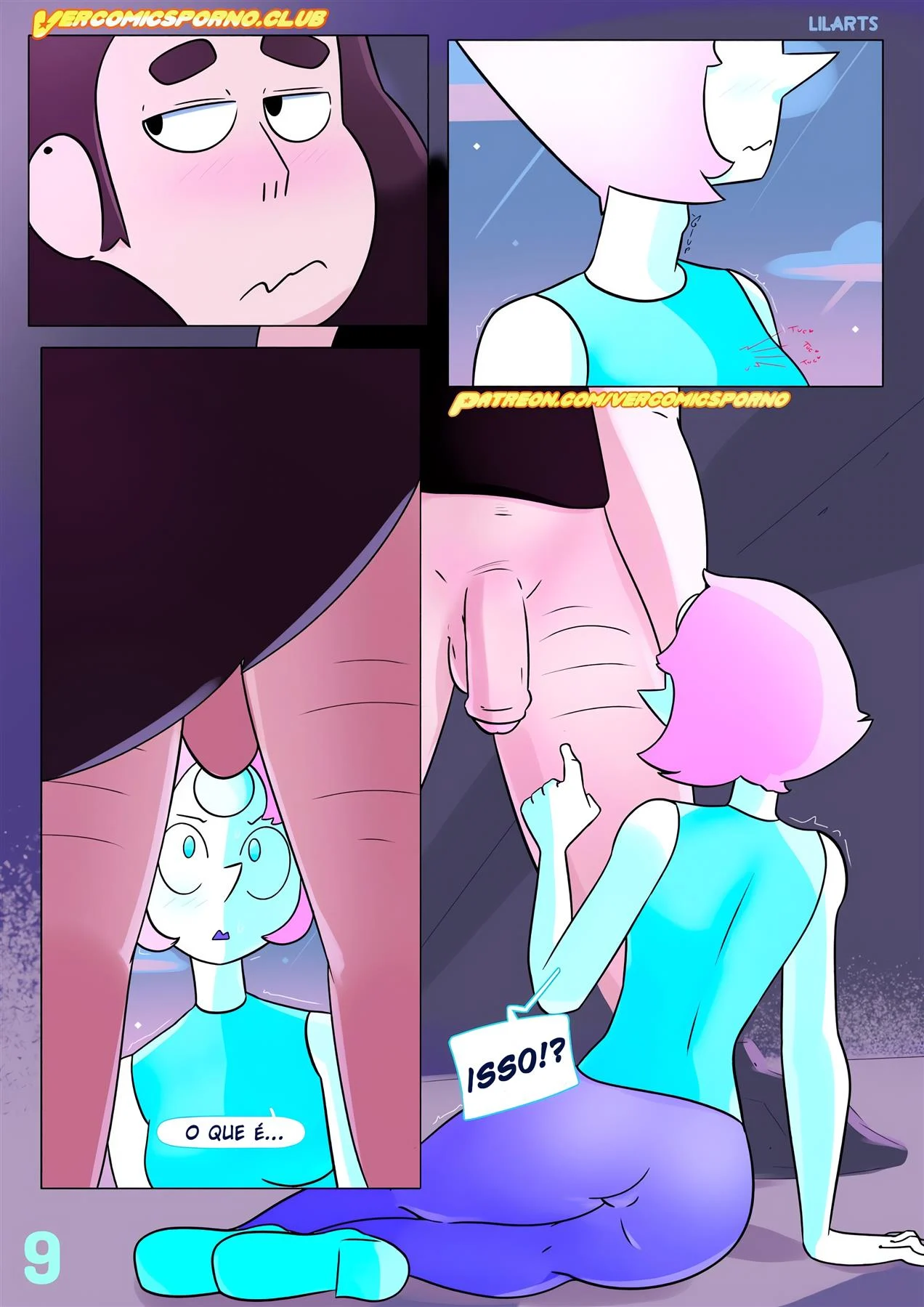 Greg Universe Quebrou a Jóia com Fúria Sexual - HQs Eróticas Explícitas