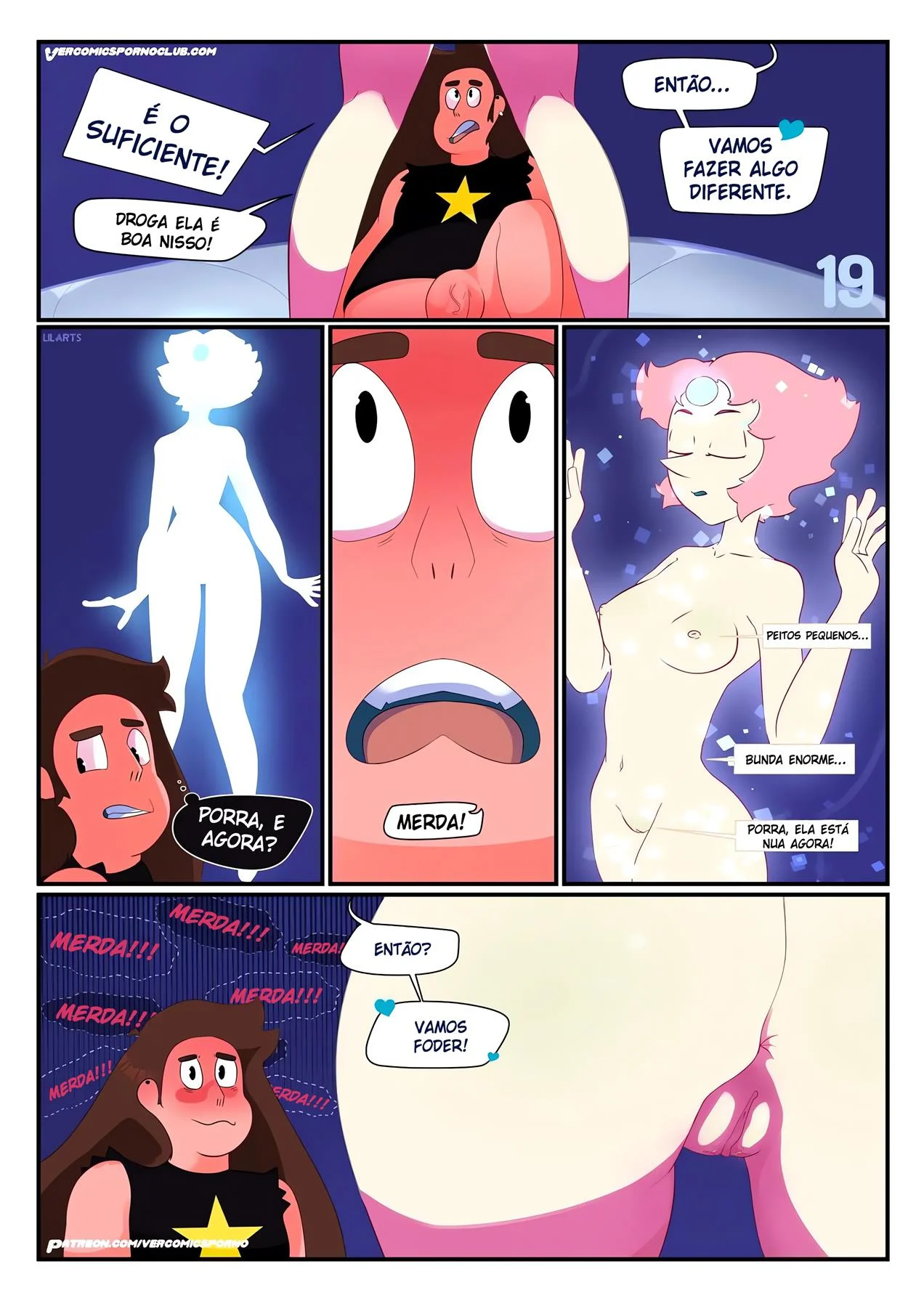 Greg Universe Quebrou a Jóia com Fúria Sexual - HQs Eróticas Explícitas