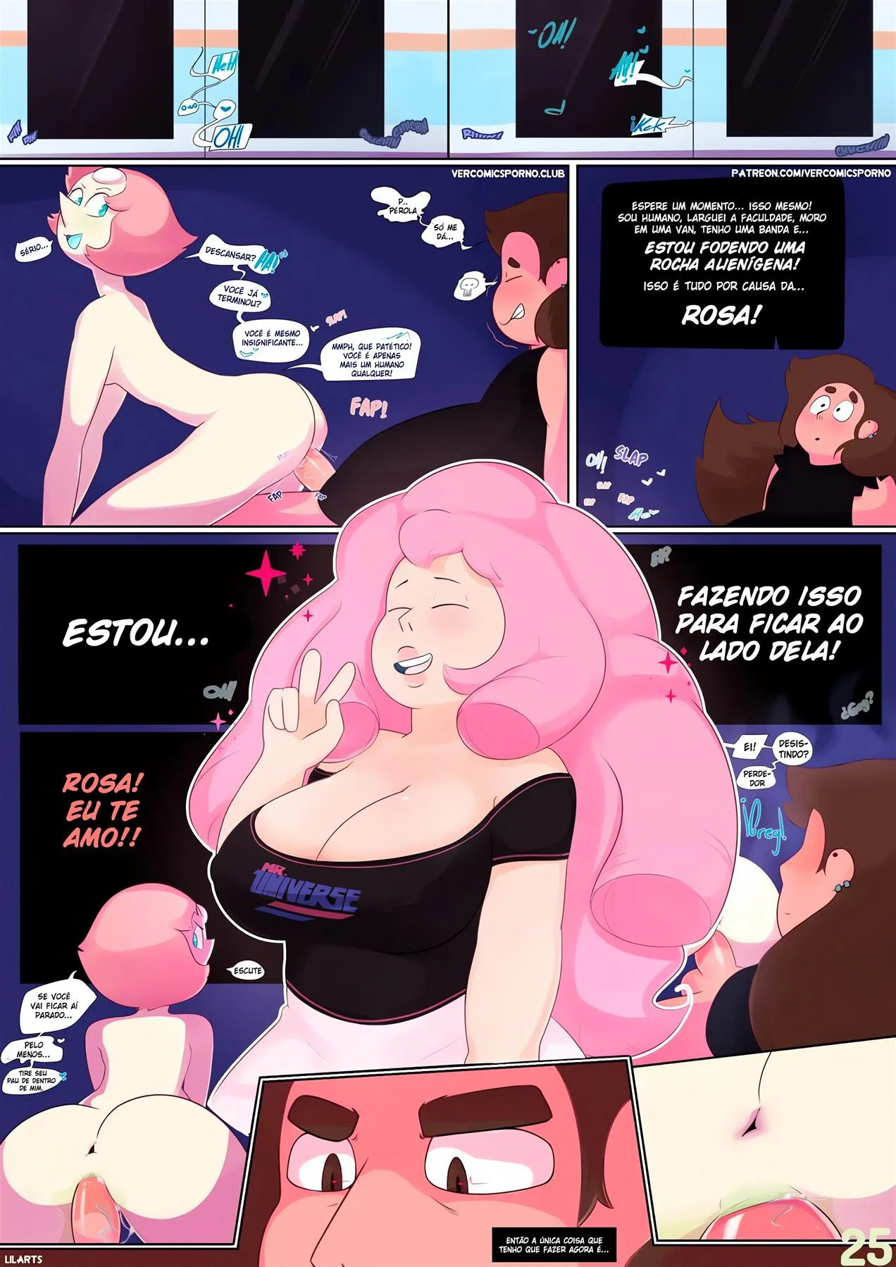 Greg Universe Quebrou a Jóia com Fúria Sexual - HQs Eróticas Explícitas