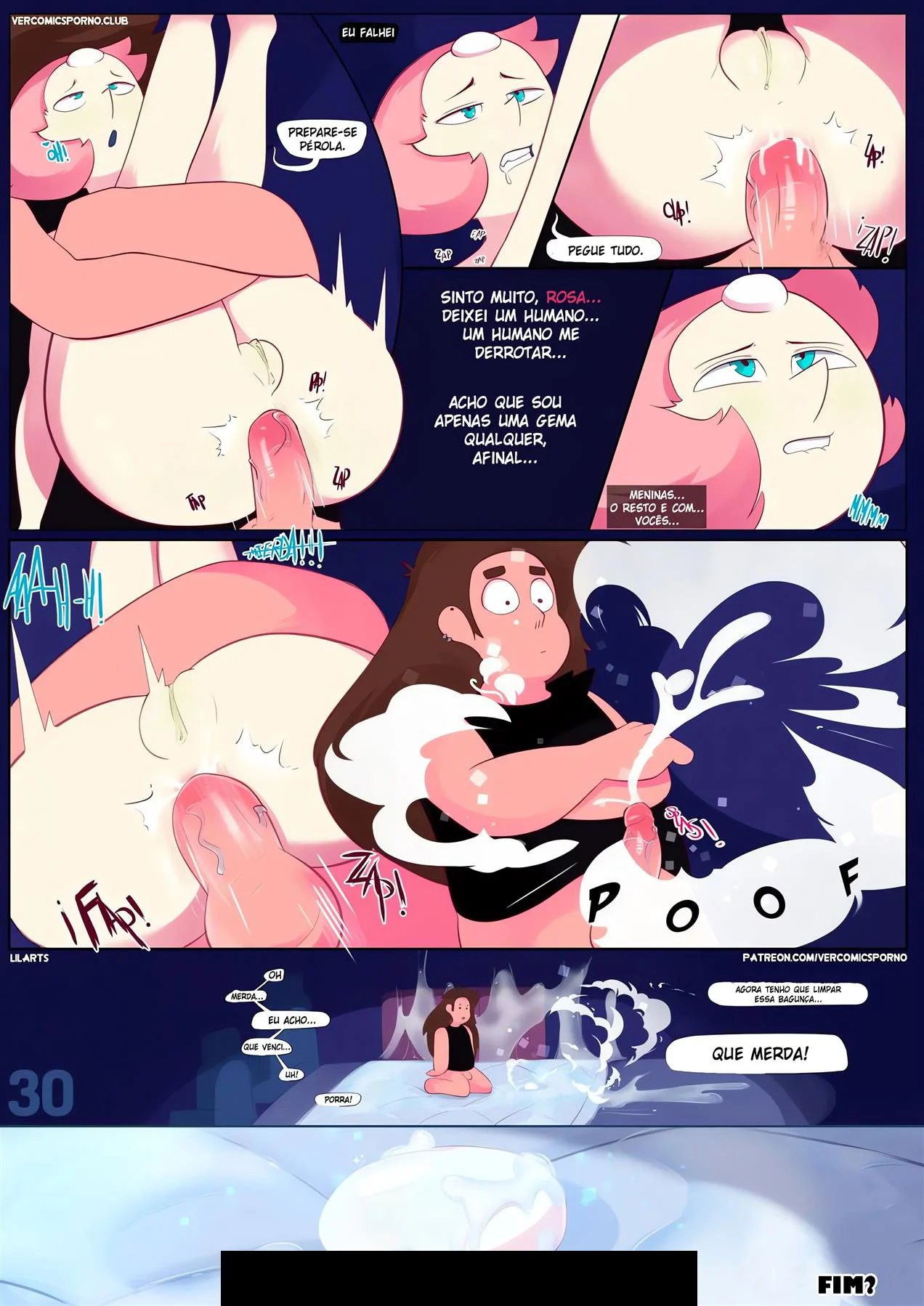 Greg Universe Quebrou a Jóia com Fúria Sexual - HQs Eróticas Explícitas