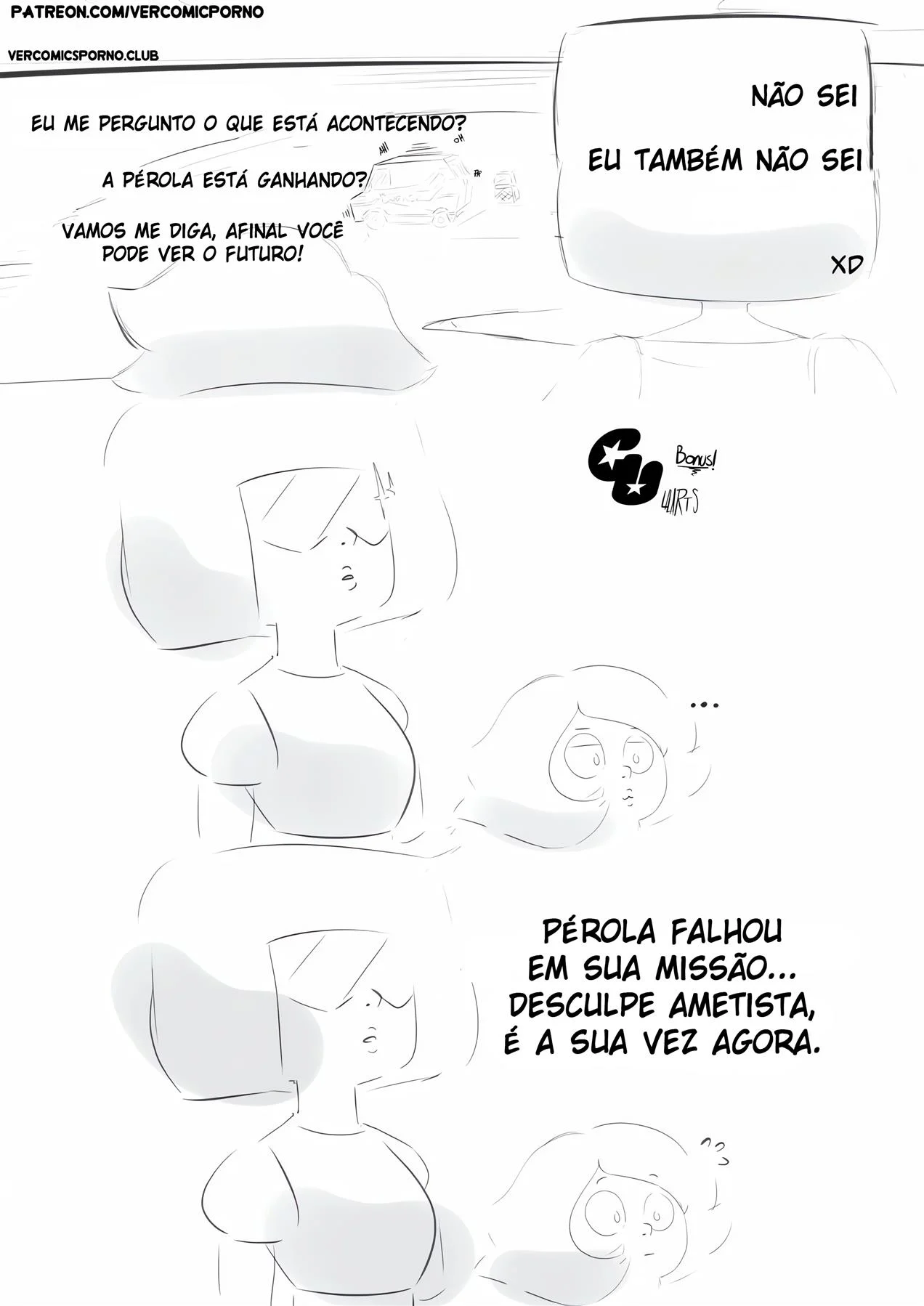 Greg Universe Quebrou a Jóia com Fúria Sexual - HQs Eróticas Explícitas