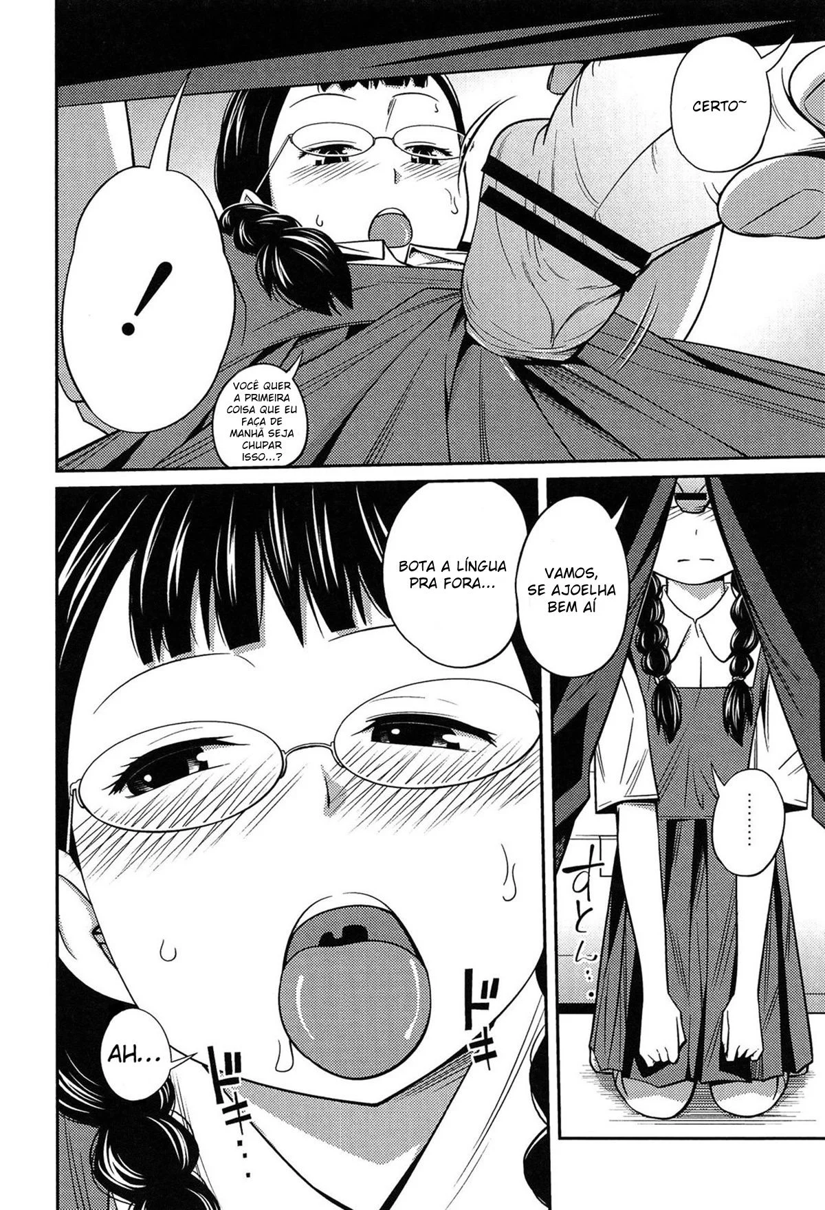 Irmãzinha implorando para eu não contar nosso segredo proibido - Hentai Tabu