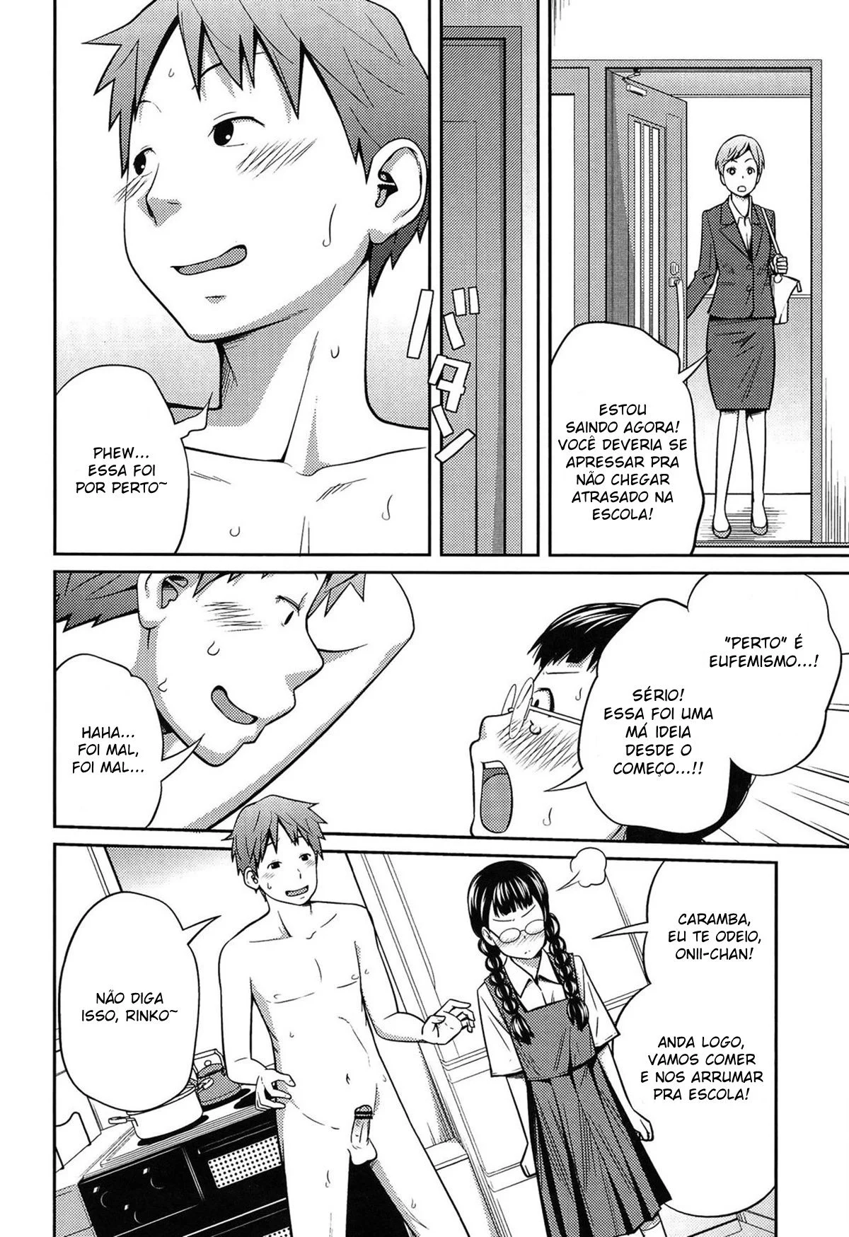 Irmãzinha implorando para eu não contar nosso segredo proibido - Hentai Tabu