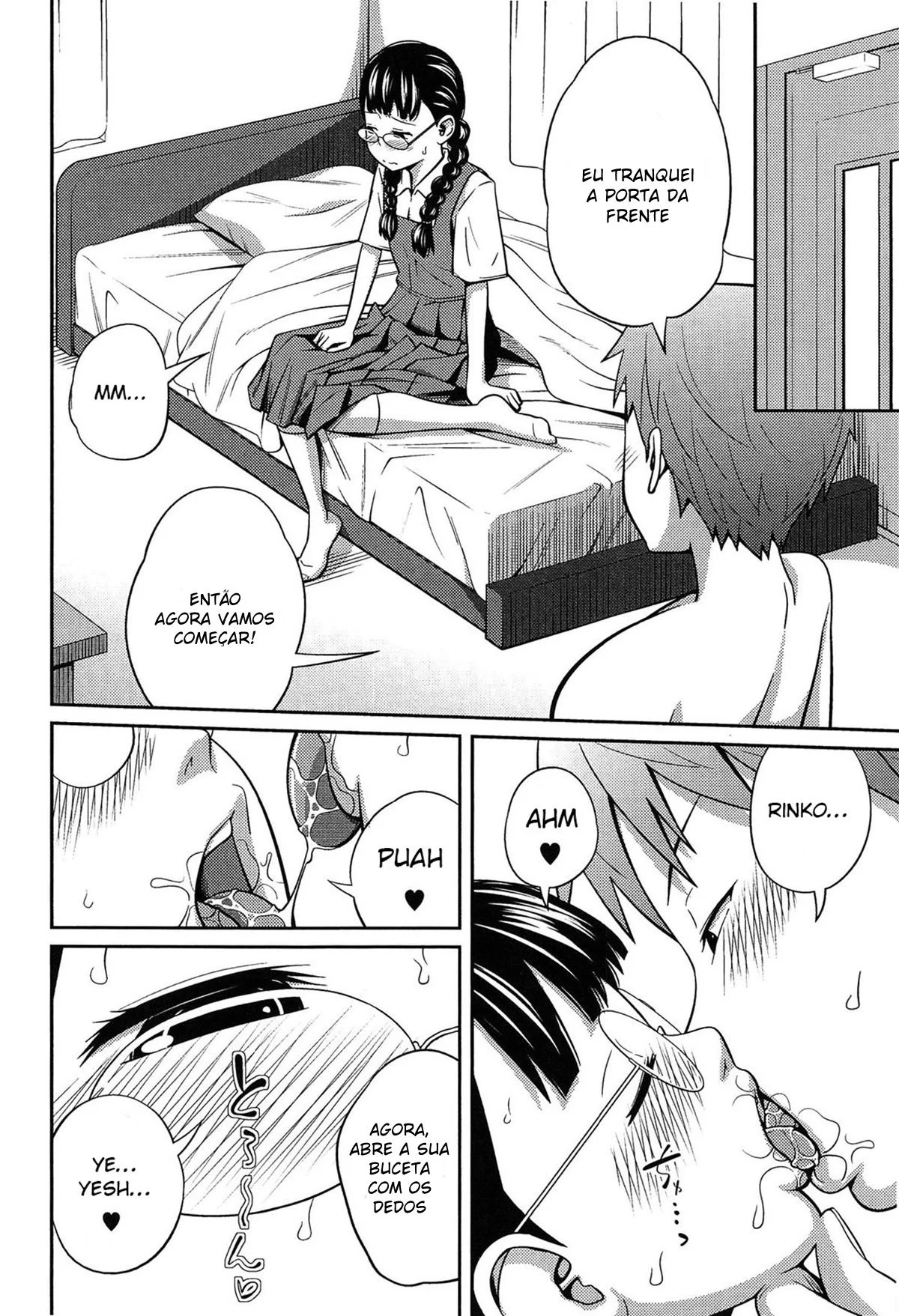 Irmãzinha implorando para eu não contar nosso segredo proibido - Hentai Tabu