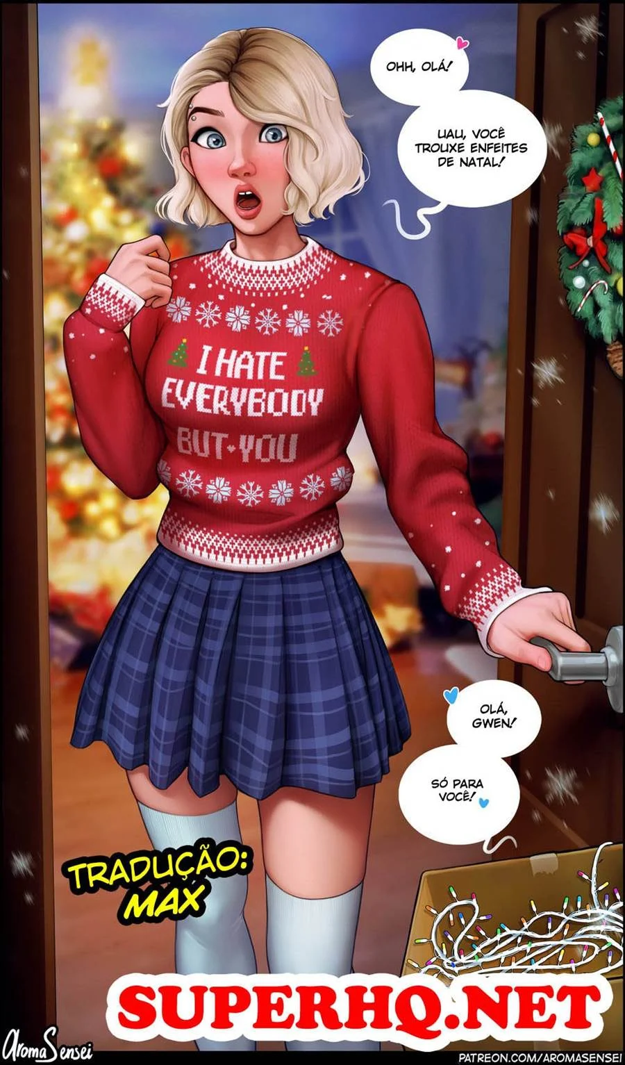 Gwen Apresenta: Natal com Muito Sexo nos Quadrinhos Eróticos
