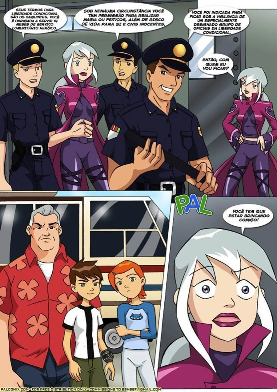 Gwen e as Amigas Gemendo no Quarto - Ben 10 Sexo Explícito em HQ