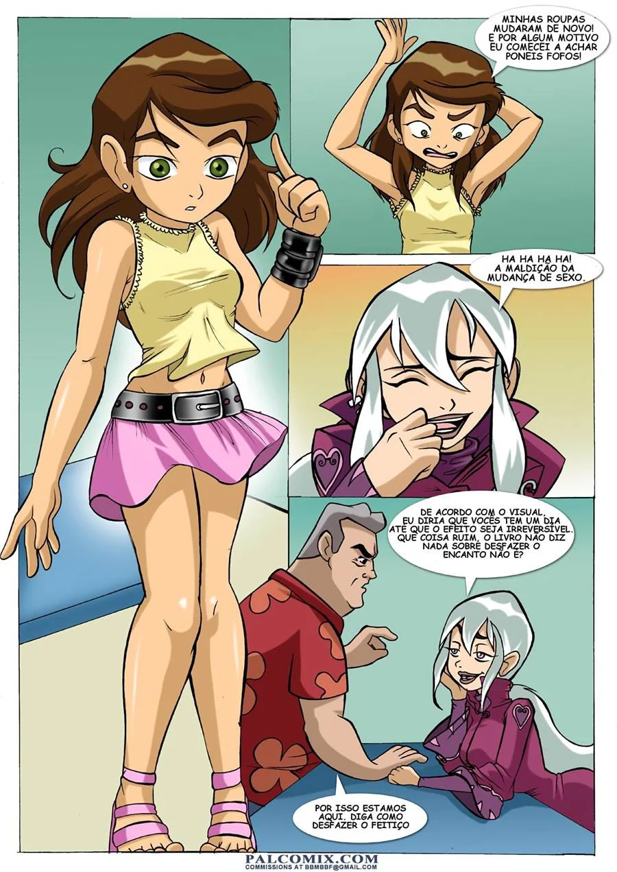 Gwen Pornô - Fode o Primo Tarado com Poderes em Quadrinhos Eróticos