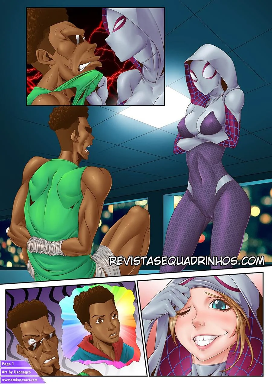 Pés Imundos da Gwen Stacy Dando uma Punheta Úmida
