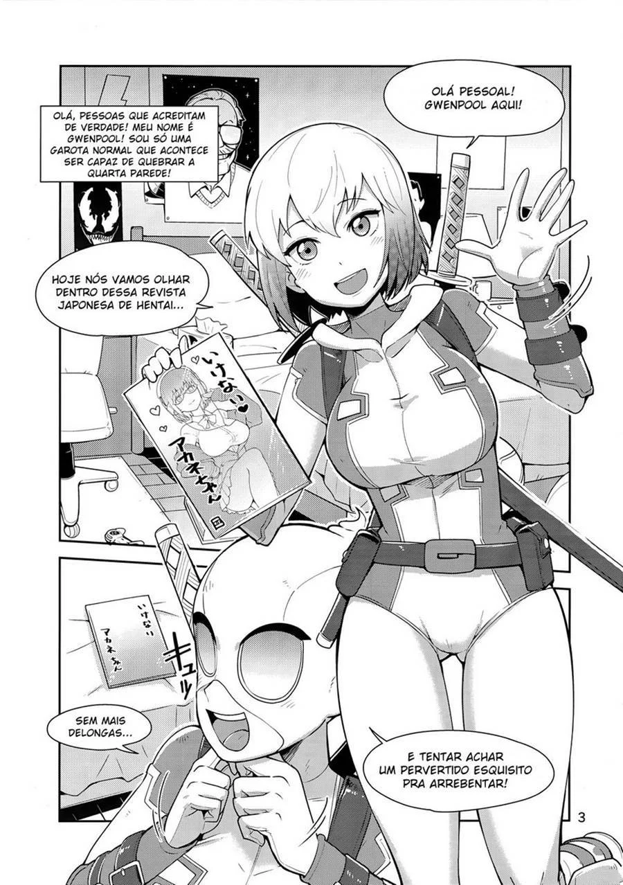 As Safadas Aventuras de Gwenpool: Hentai Explícito em Quadrinhos
