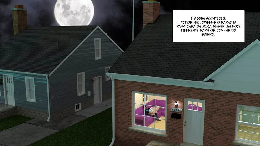 Halloween Depravado: Quadrinhos Pornôs em 3D para Surubas Assustadoramente Gostosas