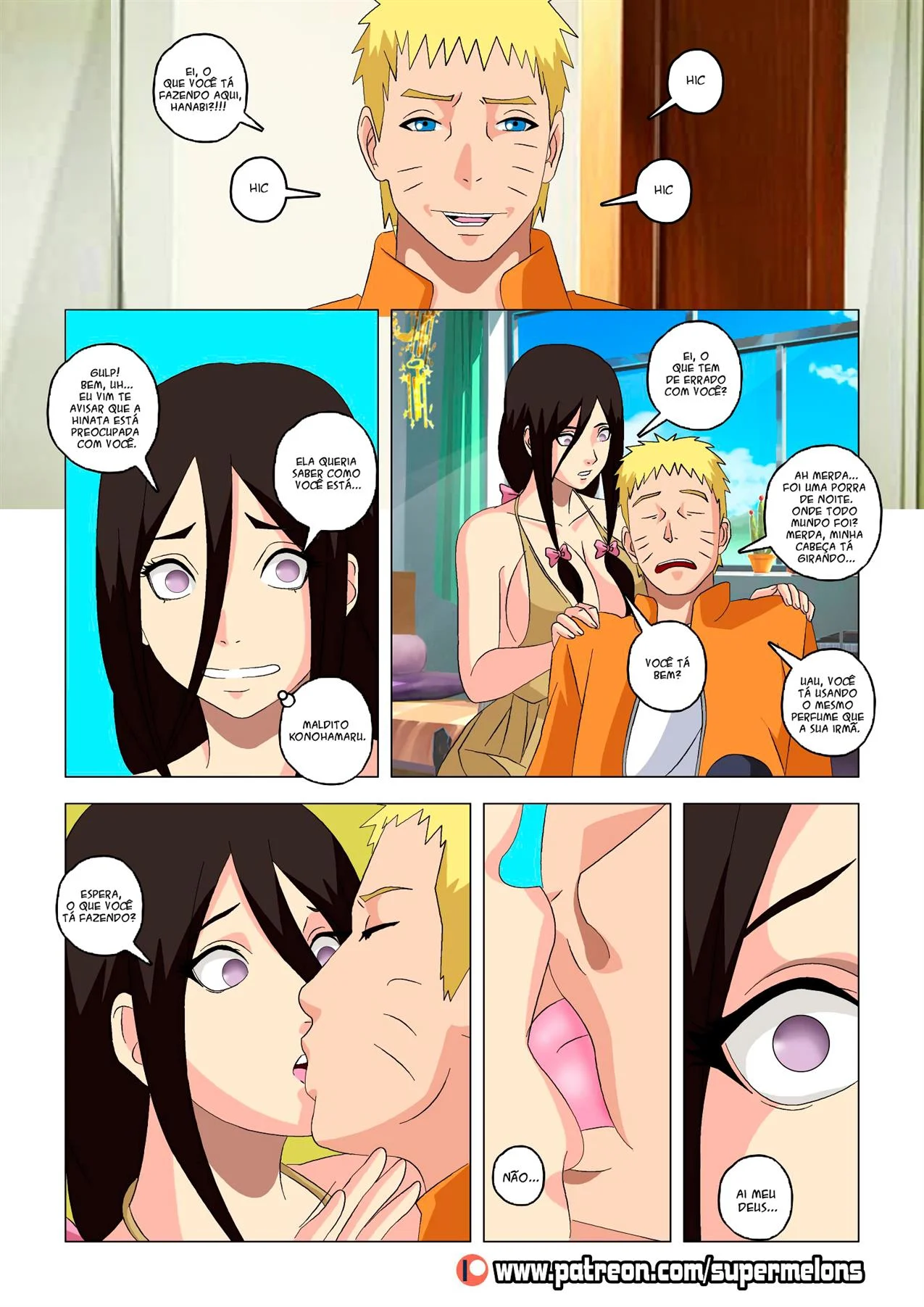 Cunhada Puta do Naruto: Quadrinhos de Foda Explícita em HQ
