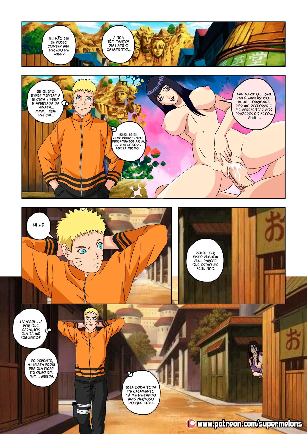 Cunhada Puta do Naruto: Quadrinhos de Foda Explícita em HQ