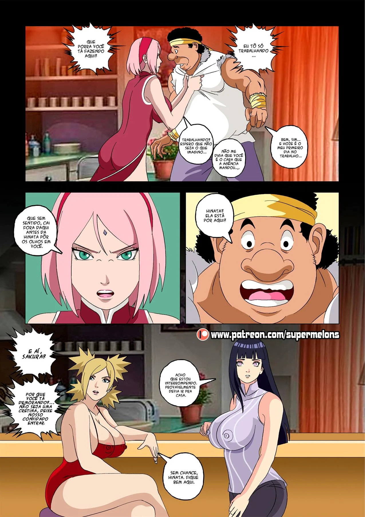 Cunhada Puta do Naruto: Quadrinhos de Foda Explícita em HQ