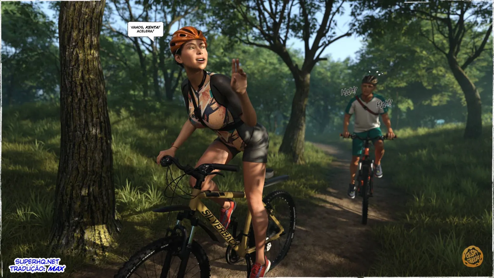 Viagem incrível com cenas quentes de putaria em 3D explícita