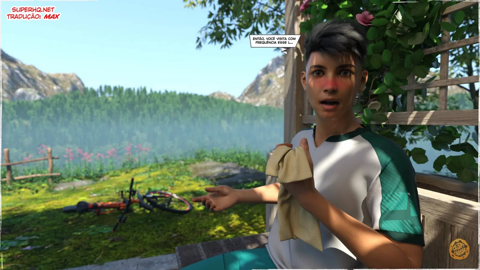 Viagem incrível com cenas quentes de putaria em 3D explícita