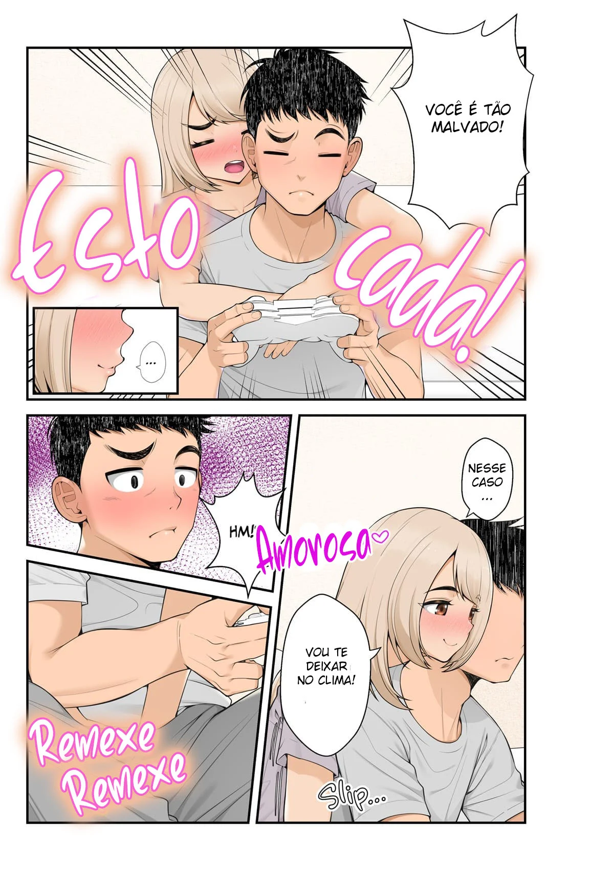 Harém Insaciável das Gyarus Safadas - Sexo Explícito em HQ Animada