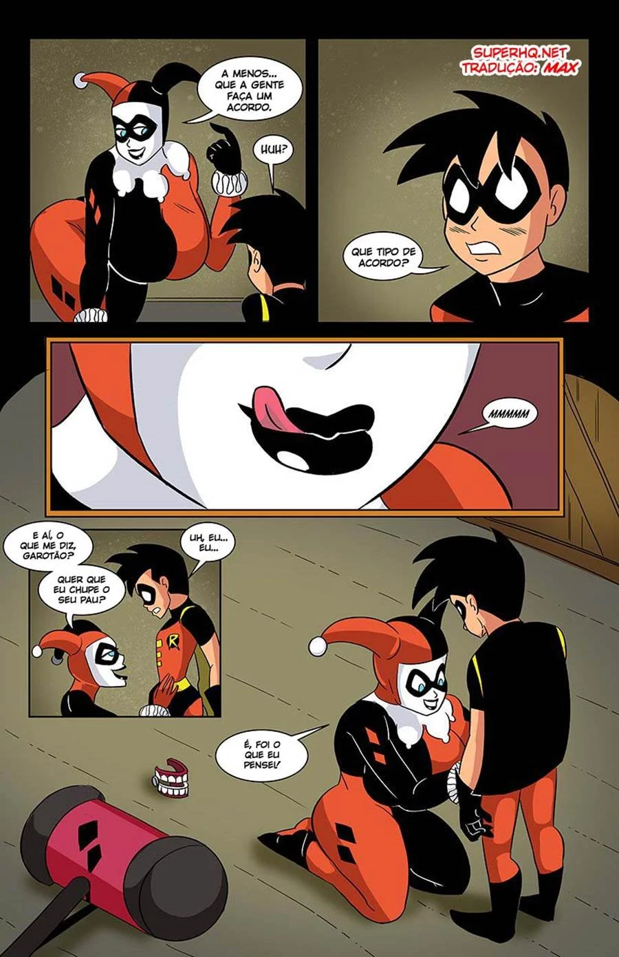 Harley Quinn e Robin: Um Acordo Quente nos Bastidores de Gotham