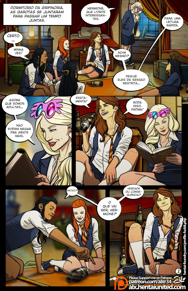 Harry Potter em HQ Erótica: Magia do Prazer com Fetiches Proibidos