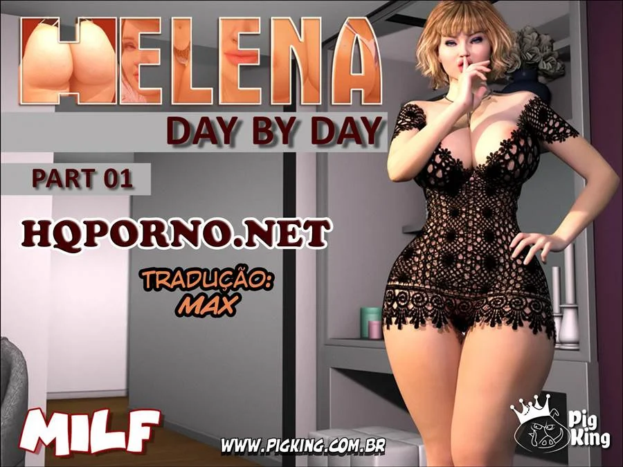 Helena, Minha Gostosa Diária: Sexo 3D Ardente nos Quadrinhos