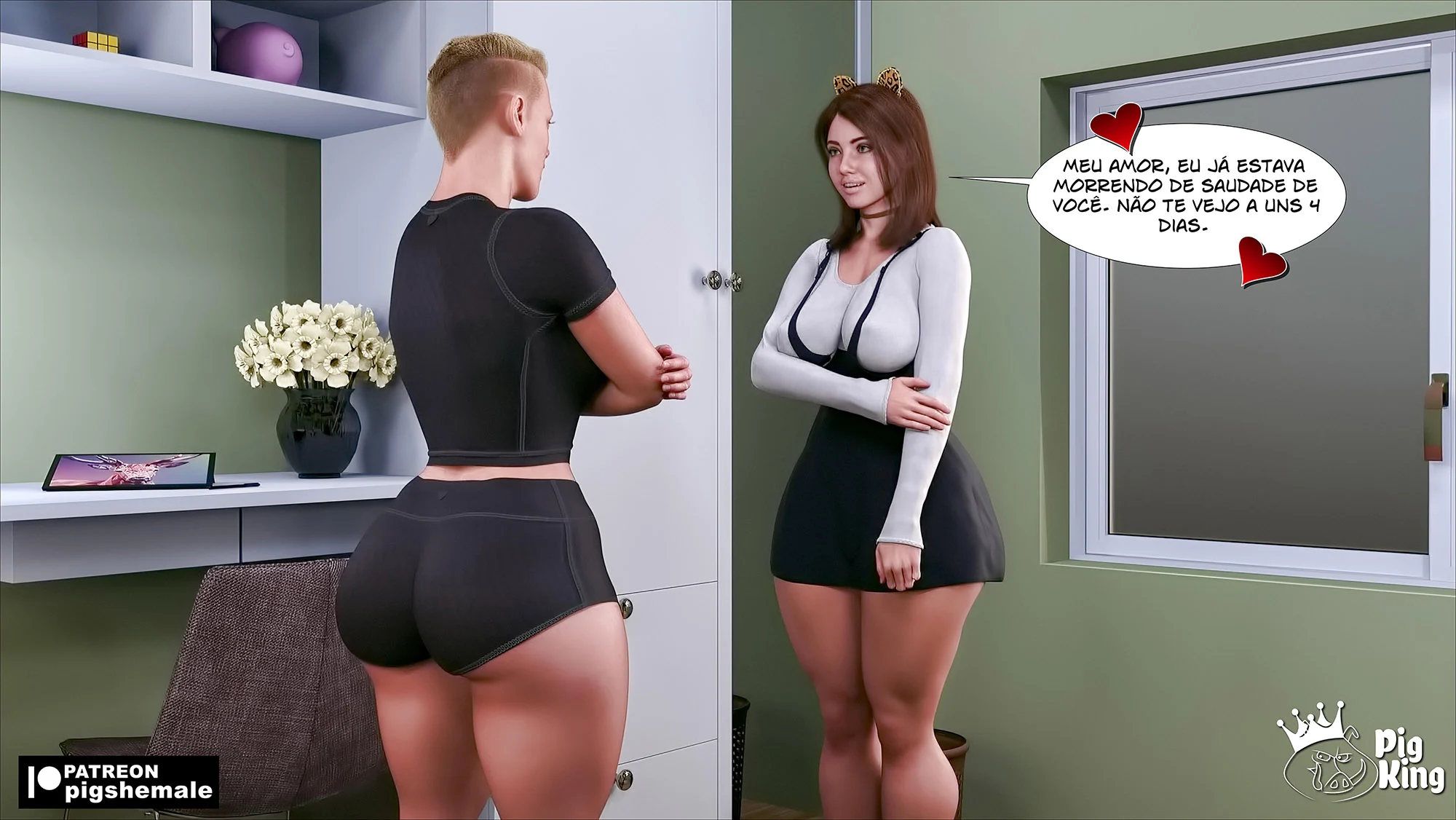 Inferno de Pleasure: Quadrinhos 3D com Cenas Explícitas de Sexo Brutal
