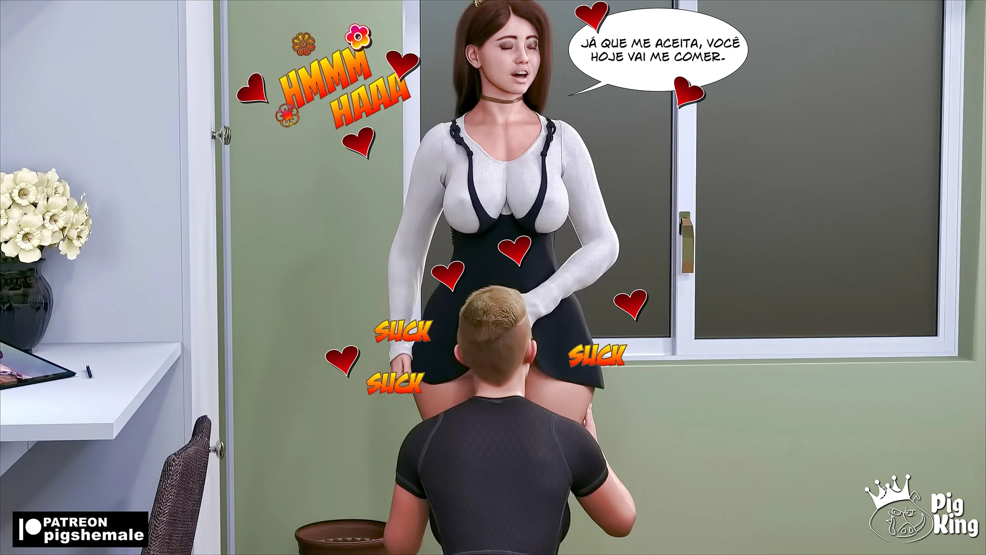 Inferno de Pleasure: Quadrinhos 3D com Cenas Explícitas de Sexo Brutal