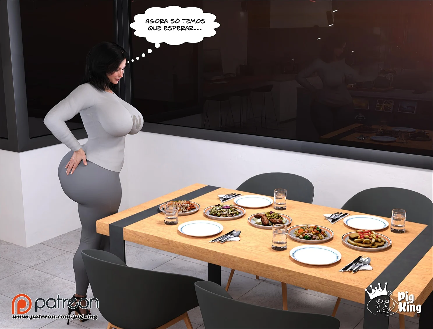 Aldeia Infernal: A Submissão Explícita de Micaela em HQ 3D Proibida
