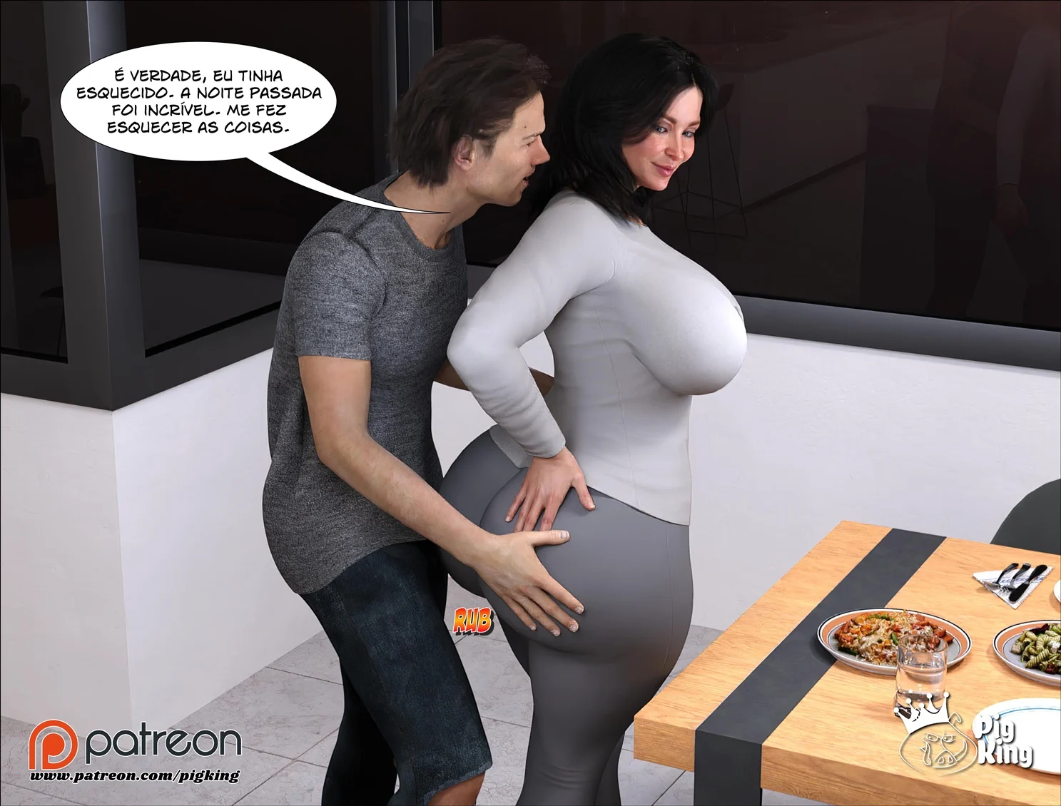 Aldeia Infernal: A Submissão Explícita de Micaela em HQ 3D Proibida