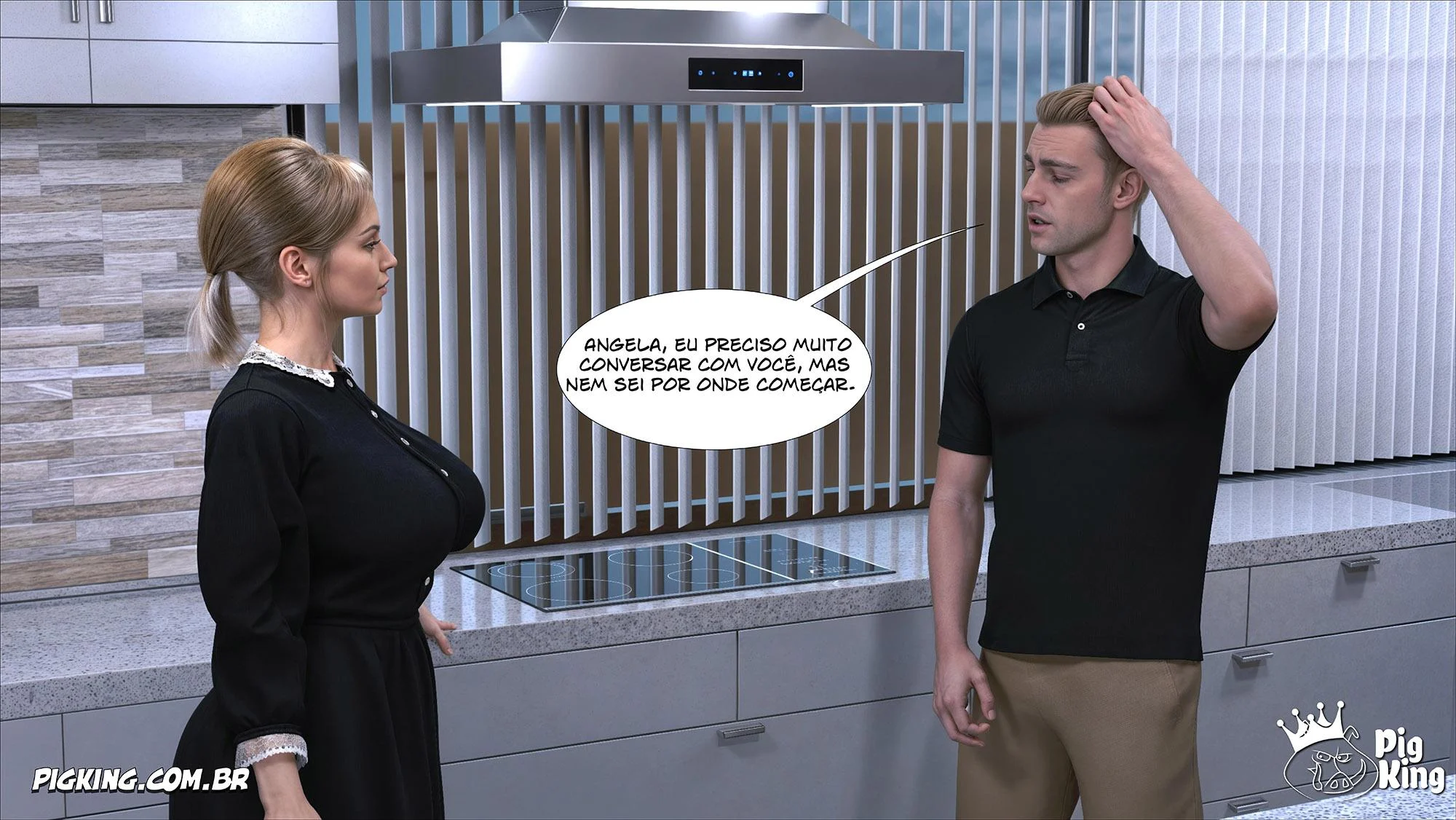 Pigking Domina: Orgia Proibida no Inferno 3D Explícito