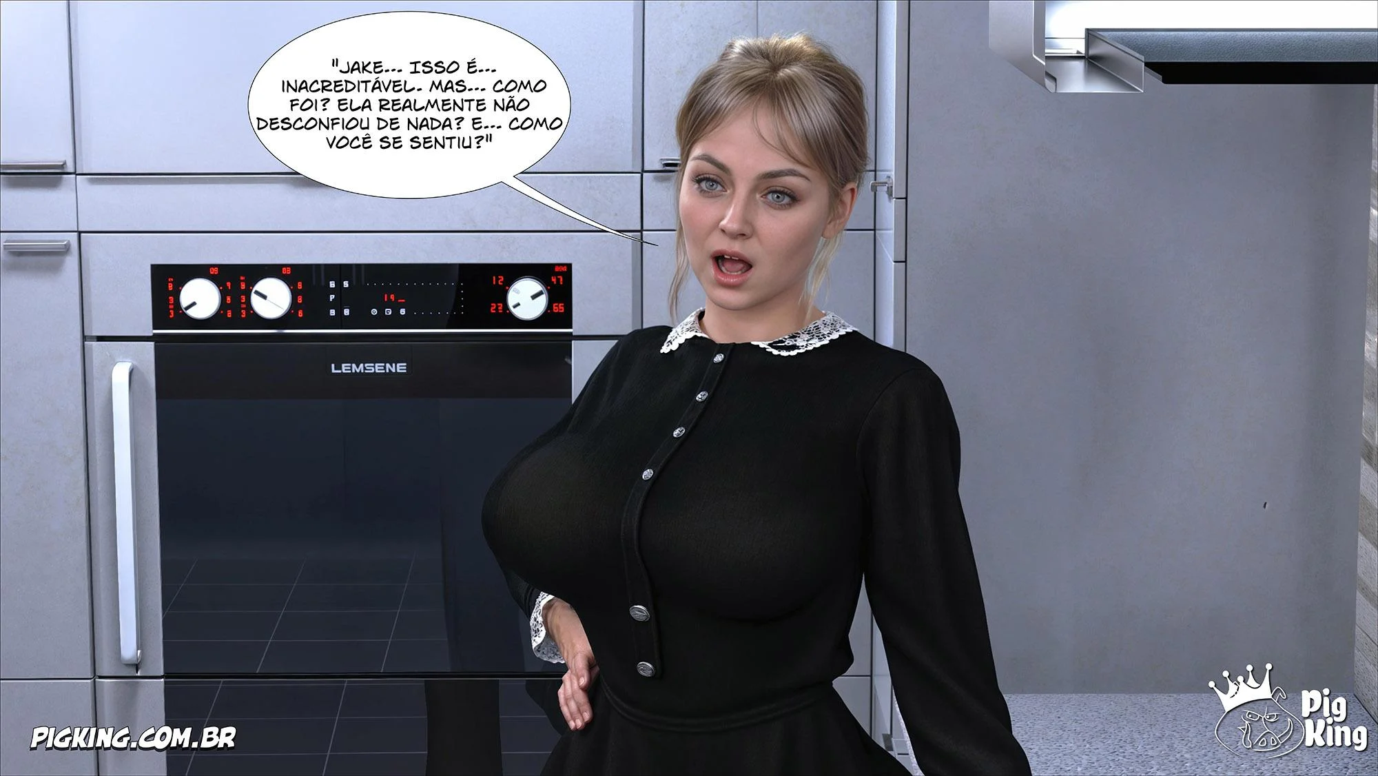 Pigking Domina: Orgia Proibida no Inferno 3D Explícito