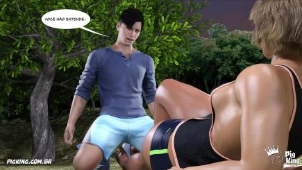 Pig King Domina e Fode a Submissa em HQ Hardcore Explícita