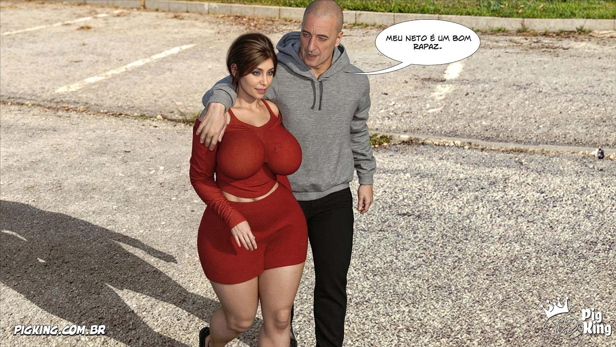 Aldeia Infernal: Encontro Sexual Intenso na Mansão Proibida - HQ 3D Picante