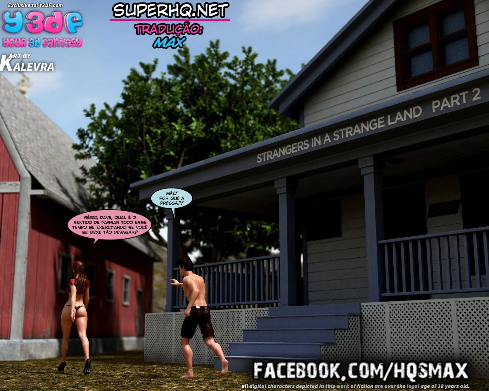 Pirocada Explícita em Família no Mundo Proibido: Strangers 2 em HQ 3D