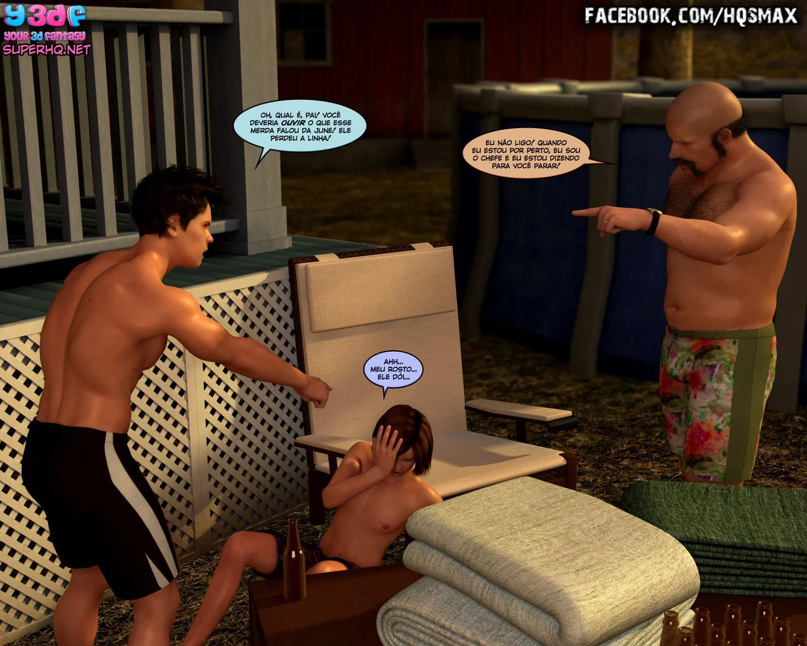 Pirocada Explícita em Família no Mundo Proibido: Strangers 2 em HQ 3D