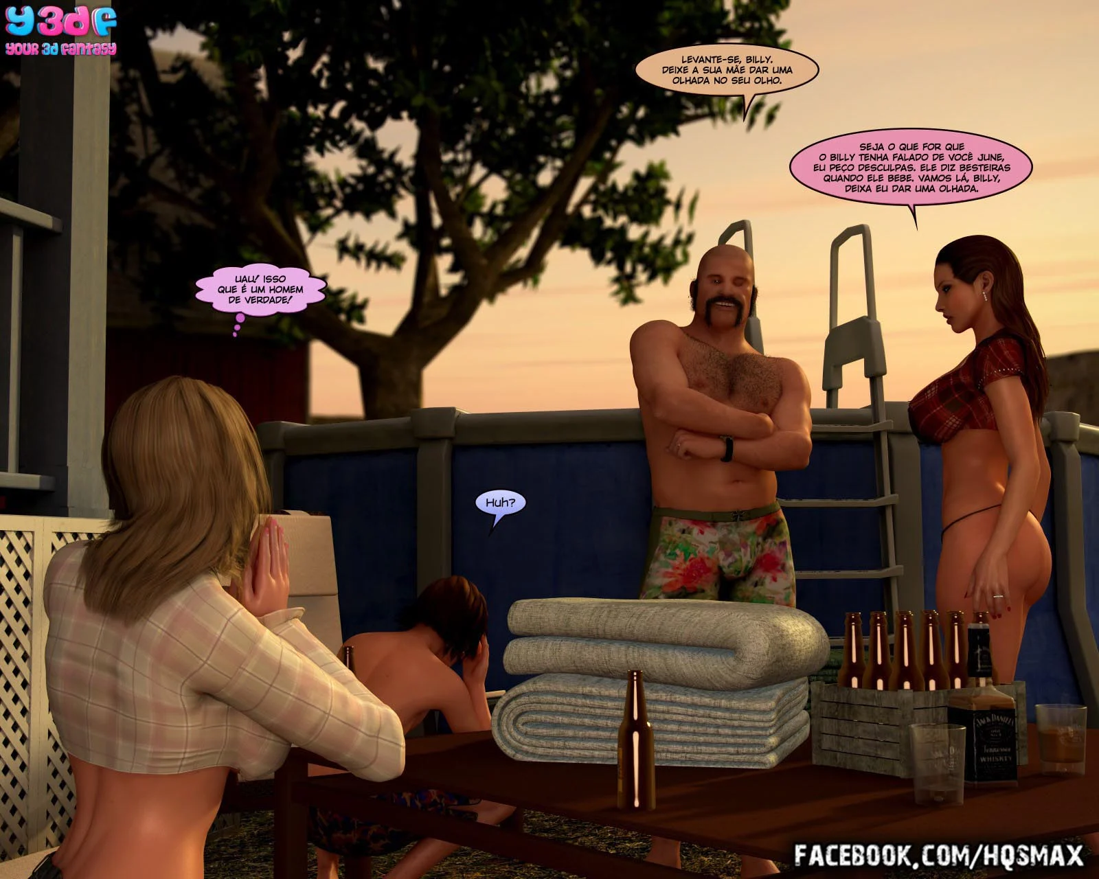 Pirocada Explícita em Família no Mundo Proibido: Strangers 2 em HQ 3D