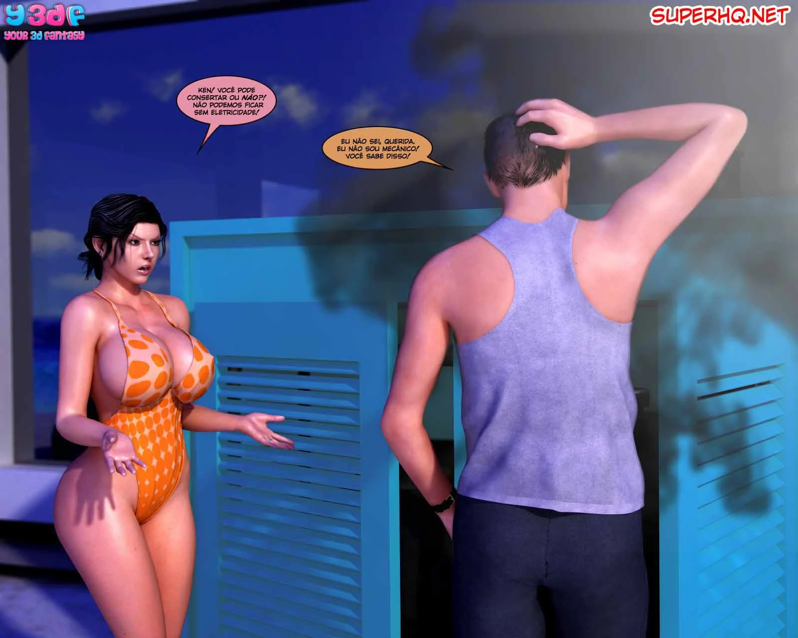 Incesto Proibido: Mãe Ensina Lições Eróticas ao Filho em HQ 3D Explícita