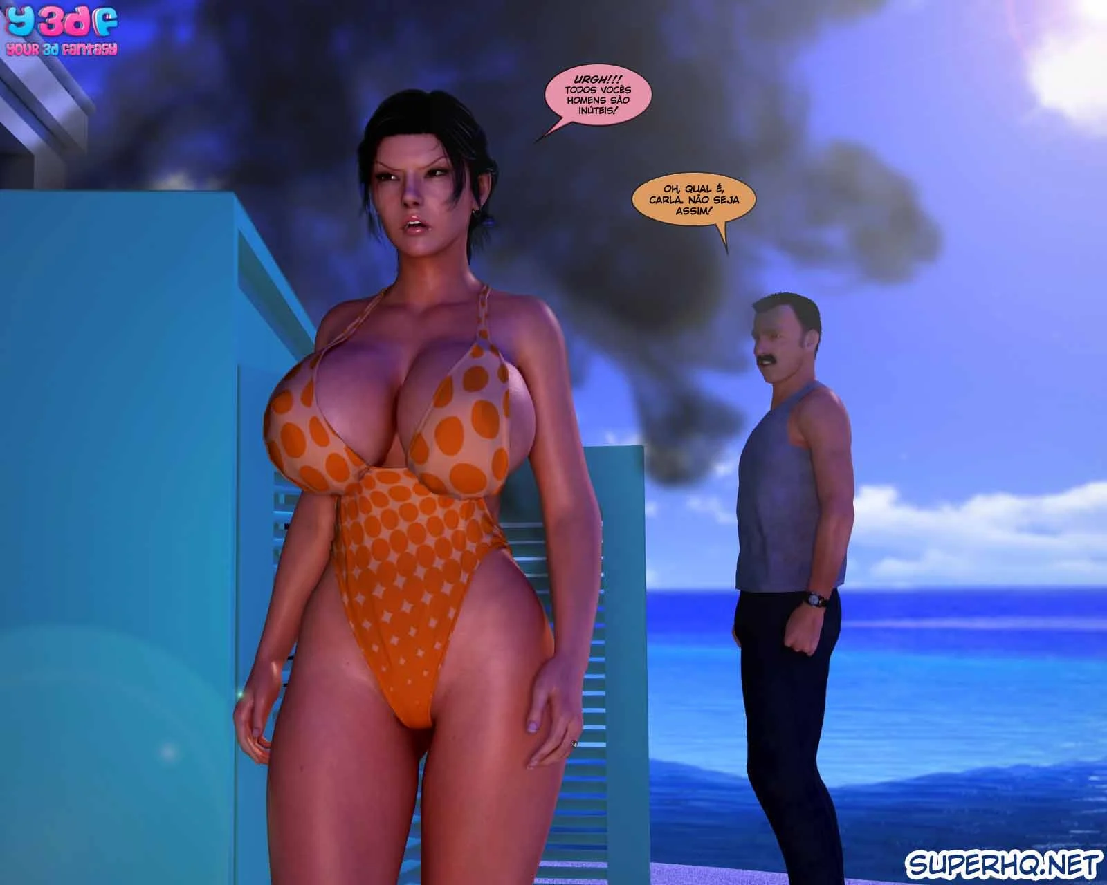 Incesto Proibido: Mãe Ensina Lições Eróticas ao Filho em HQ 3D Explícita
