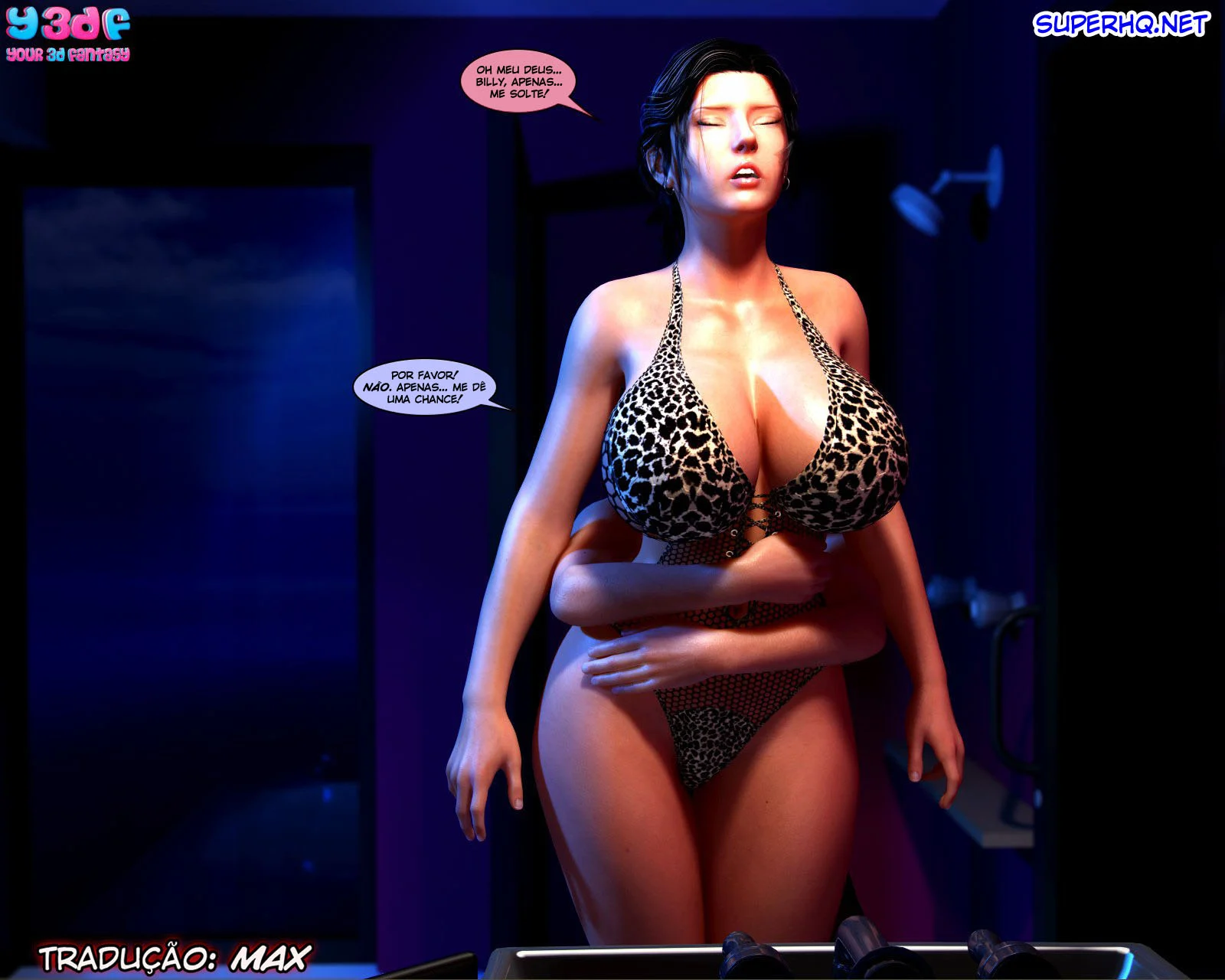 Incesto Proibido: Mãe Ensina Lições Eróticas ao Filho em HQ 3D Explícita