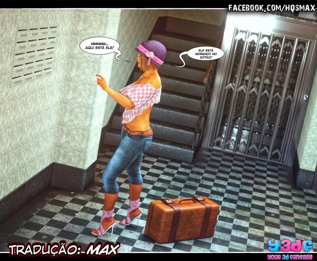 Incrível Foda com a Mãe em 3D: Quadrinhos Pornô de Sexo Explícito e Proibido