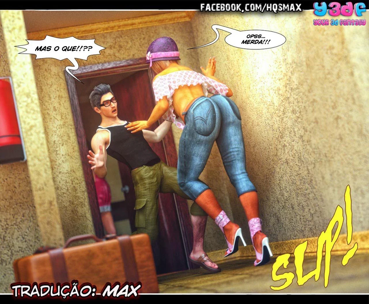 Incrível Foda com a Mãe em 3D: Quadrinhos Pornô de Sexo Explícito e Proibido