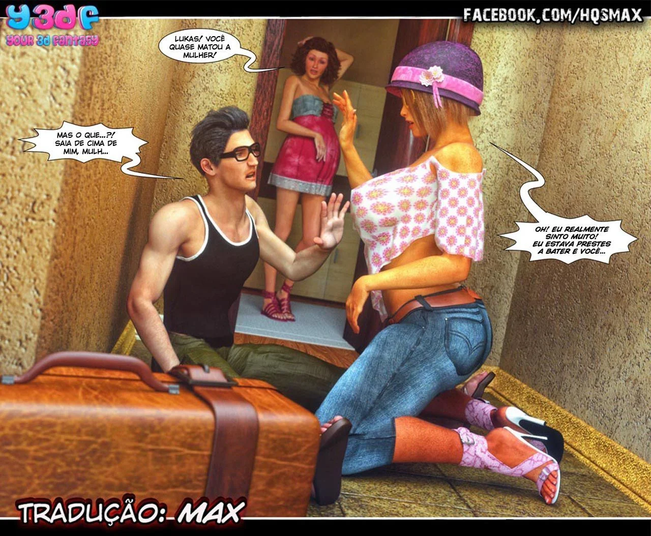 Incrível Foda com a Mãe em 3D: Quadrinhos Pornô de Sexo Explícito e Proibido